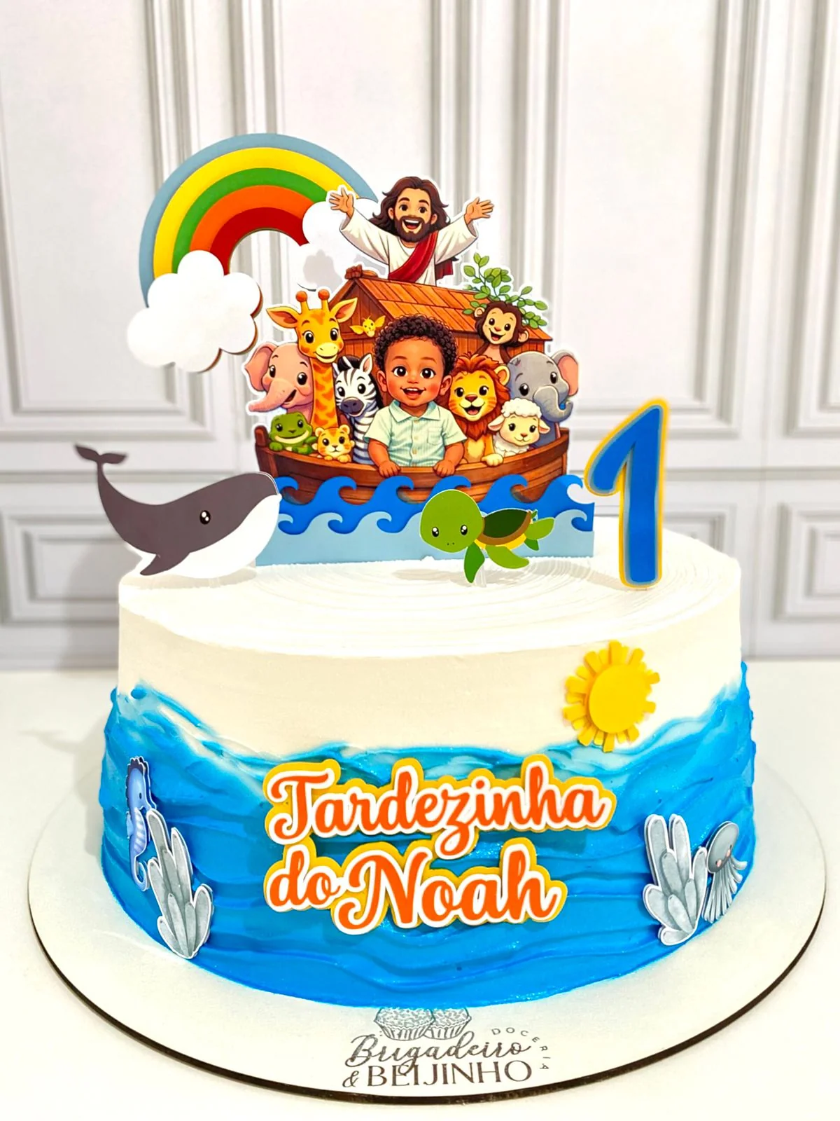 Bolo temático Arca de Noé